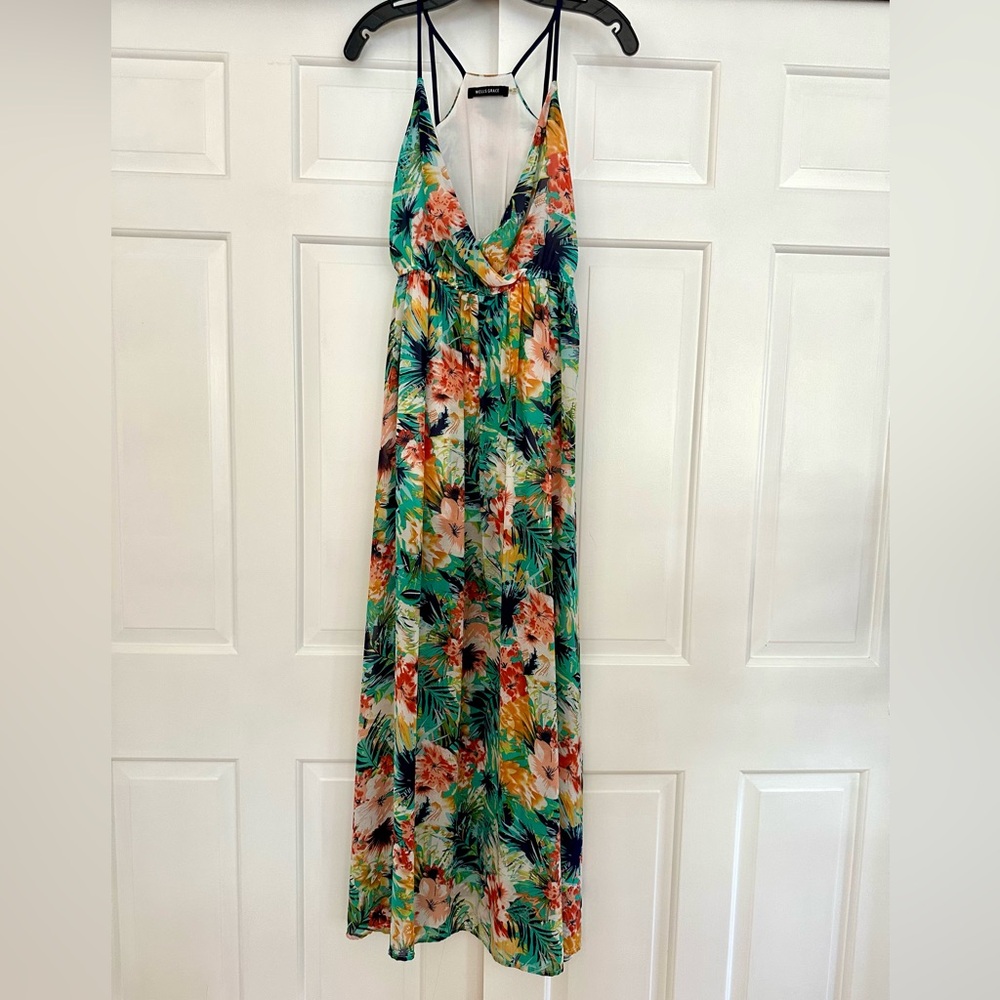 Floral Maxi Dress - Multicolor